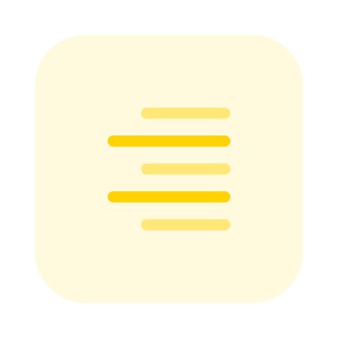 Right line alignment-page setup text paragraph position-setting format button