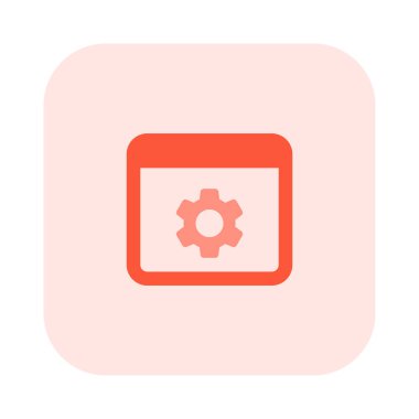 Intenet browser setting and maintenance application menu