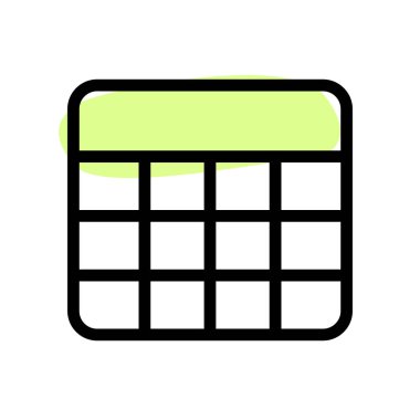 Make table in document or spread sheet