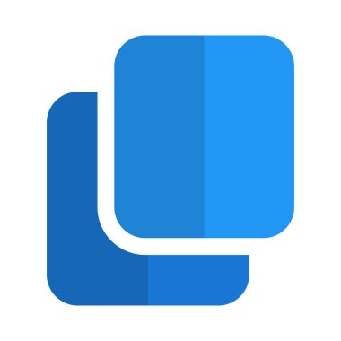 Copy command for making dublicates isolated on white background