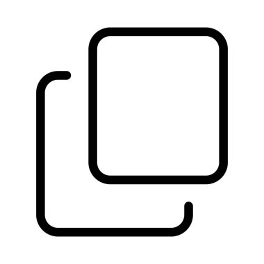 Copy command for making dublicates isolated on white background