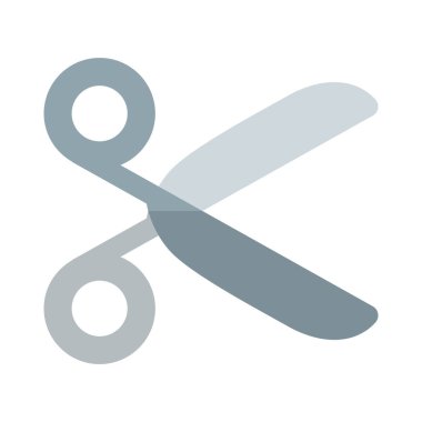 Cut command in shape of scissor for computing