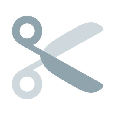 Cut command in shape of scissor for computing