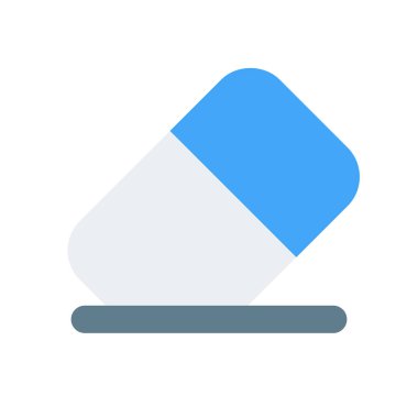 Erase tool to clear content on design application