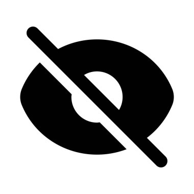 Hide feature with eye crossed shape button