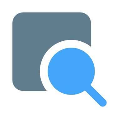 Find and lookup on internet with magnifying glass
