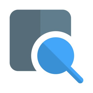 Find and lookup on internet with magnifying glass