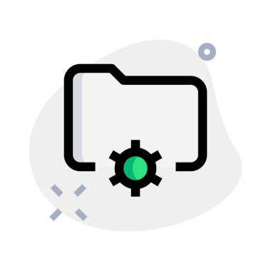computer file folder customization setting option button