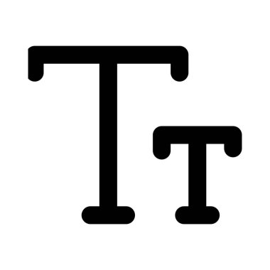 Resize font size in text document application