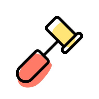 flat face hammer with handle for renovation work