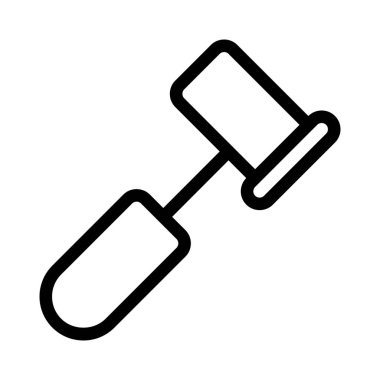 flat face hammer with handle for renovation work