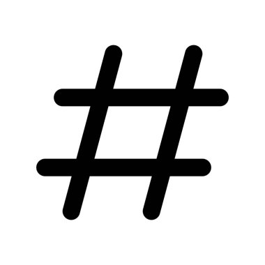 hashtag sign used on social media websites