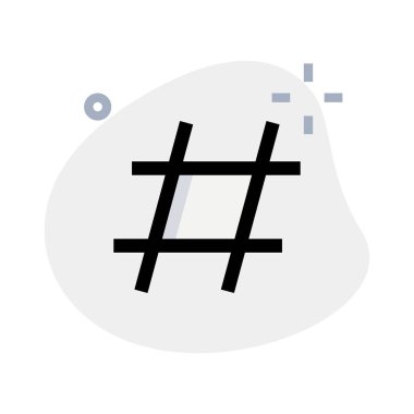 hashtag sign used on social media websites