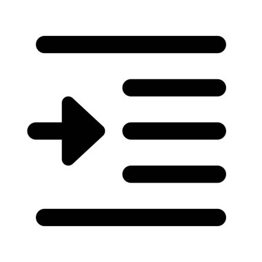 Indent center left shift paragraph-body arrow-direction align increase-margin