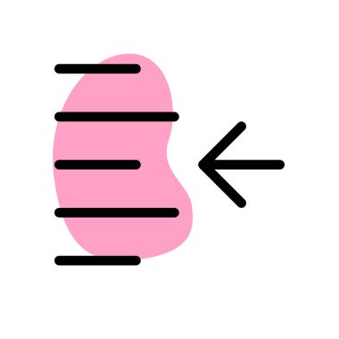Indent right shift arrow-direction align format increase-margin paragraph
