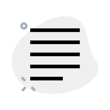 Justify left alignment paragraph-setting text layout-position format