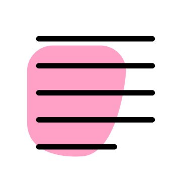 Justify left alignment paragraph-setting text layout-position format
