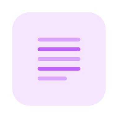 Justify left alignment paragraph-setting text layout-position format