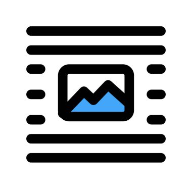 Middle center image document page-layout setting button