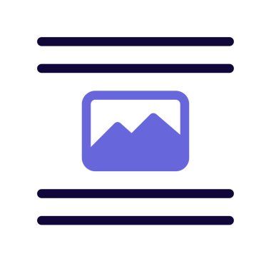 Center picture document attachment page-layout setting interface