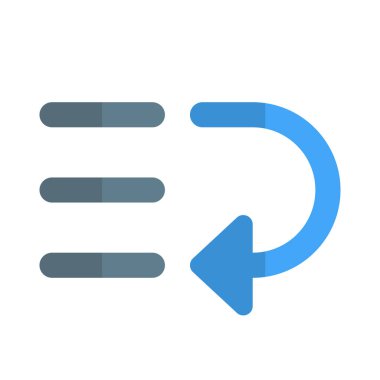 Descend sorting arrow list arrangement prioritize button