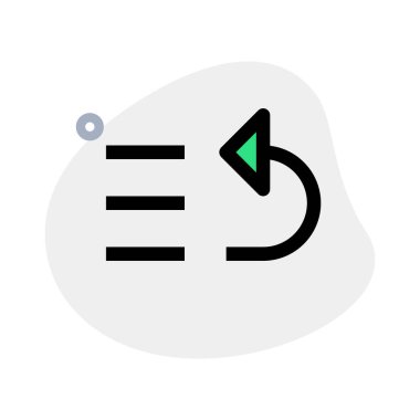Sorting ascending order arrow list arrangement upward button