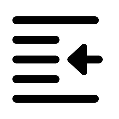 Out dent right shift arrow-direction align format increase-paragraph margin