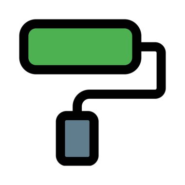 Roller paint brush for velvet finish looks