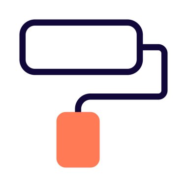 Roller paint brush for velvet finish looks