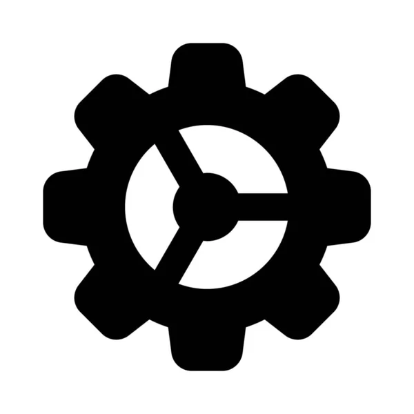 Cog Wheel Application Computer Management — Stockvektor