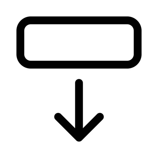 Bottom Direction Adjustment Setting Adjust Layout Paragraph Edit Position — Image vectorielle