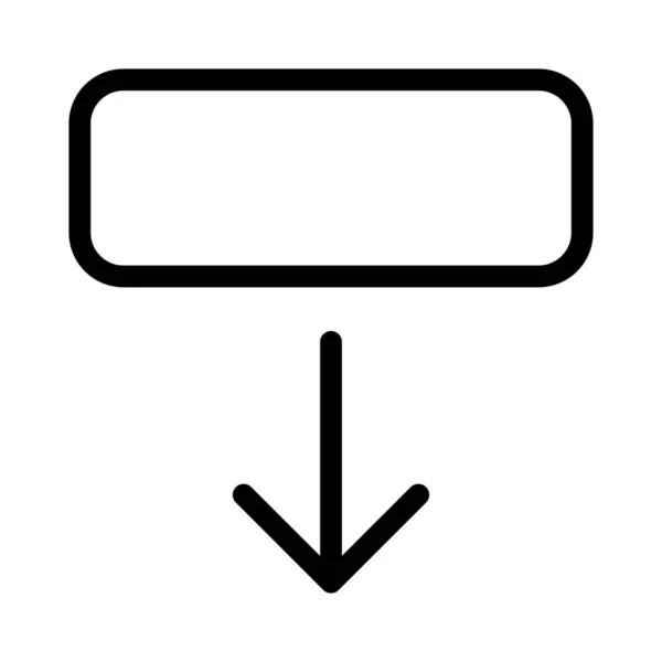 Bottom Direction Adjustment Setting Adjust Layout Paragraph Edit Position — Stockový vektor