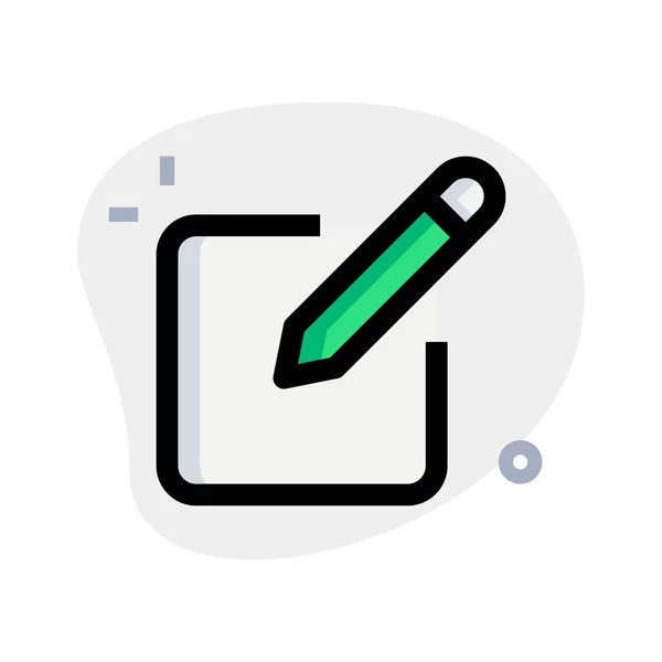 Edit Draft Continue Composing Button Inbox — Stok Vektör