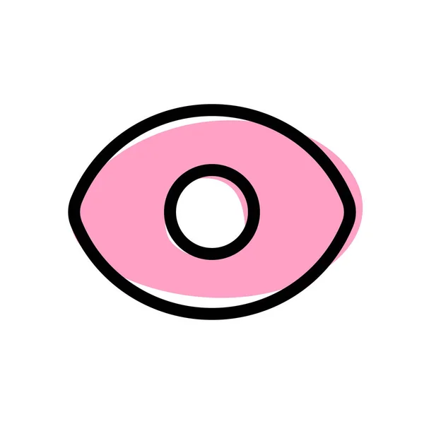 Unhide Eye Symbol Layering Application Control — стоковый вектор