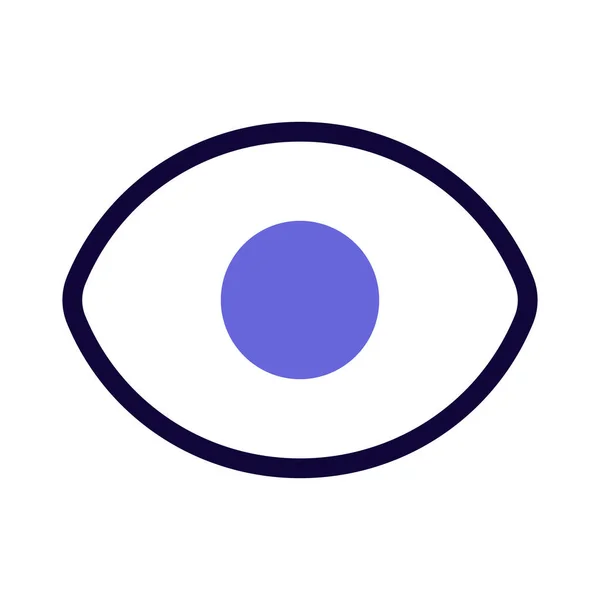 Unhide Eye Symbol Layering Application Control — Stockvector