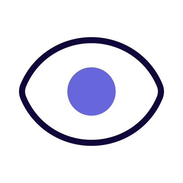 Unhide Eye Symbol Layering Application Control — Stockvektor