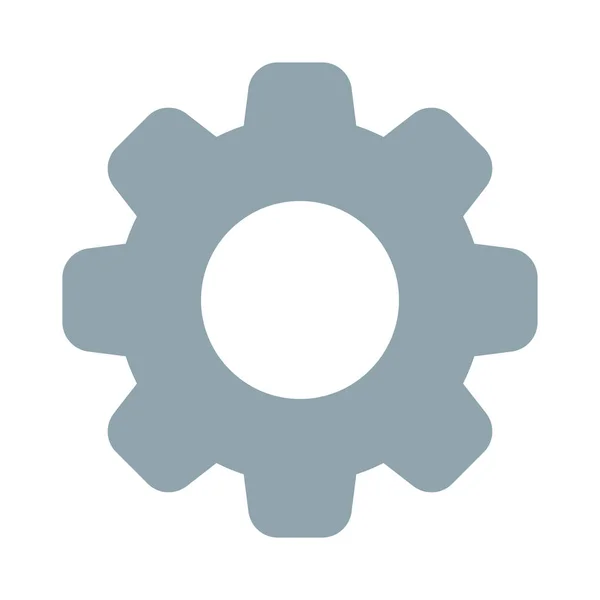 Tooth Gear Setting Logo Computer Operating System — 图库矢量图片