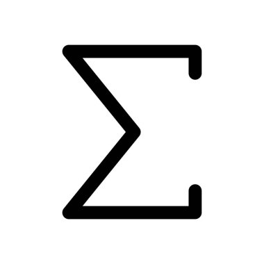 symbol sigma, a greek alphabet used as sum of series