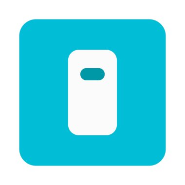 Switch for turning off isolated on white background