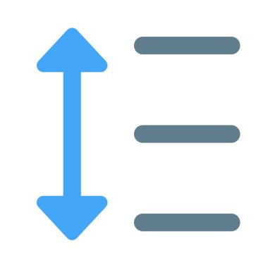 Text line spacing gap document-format alignment tool