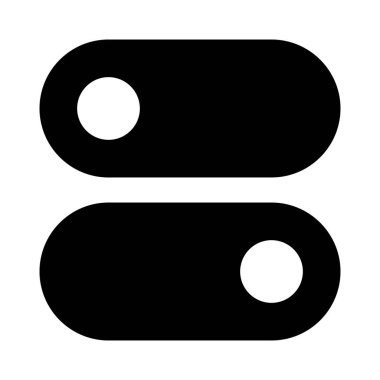 Setting toggle switchs for switching on and off devices