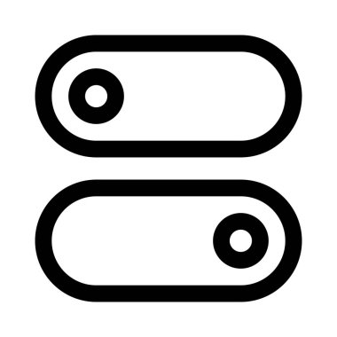 Setting toggle switchs for switching on and off devices