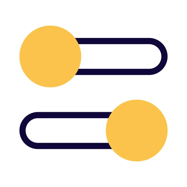 Setting Toggle Switchs Turing Devices — Vetor de Stock