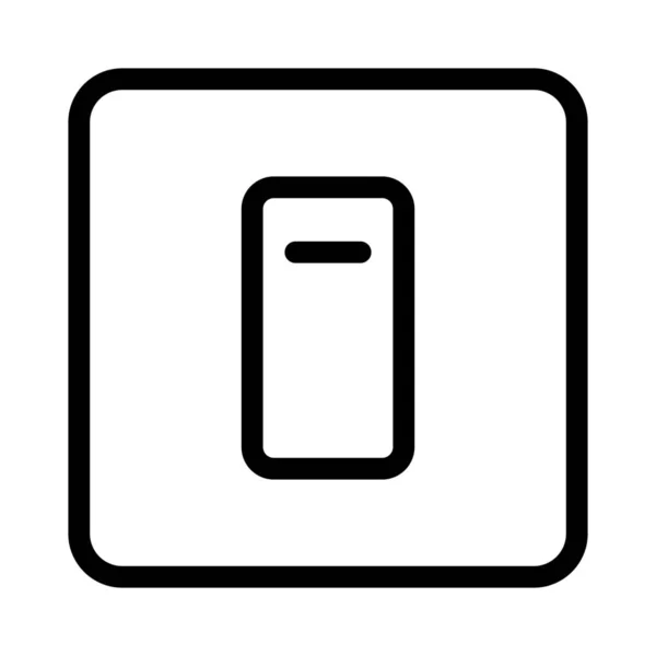 Switch Turning Isolated White Background — 图库矢量图片