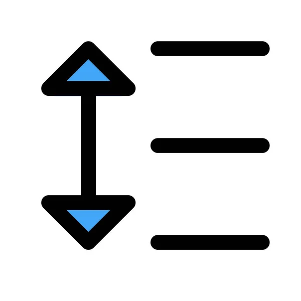 Text Line Spacing Gap Document Format Alignment Tool — 图库矢量图片