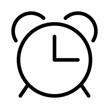 Tablo çalar saat beyaz arka plan üzerinde izole