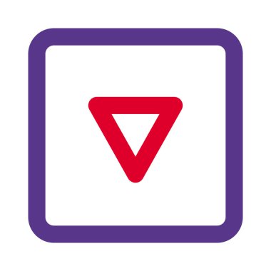 Bilgisayar düğmesinde aşağı ok gezinme düğmesi