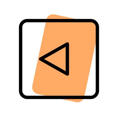 Bilgisayar klavyesinde sol ok gezinme düğmesi