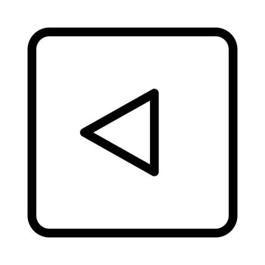 Bilgisayar klavyesinde sol ok gezinme düğmesi