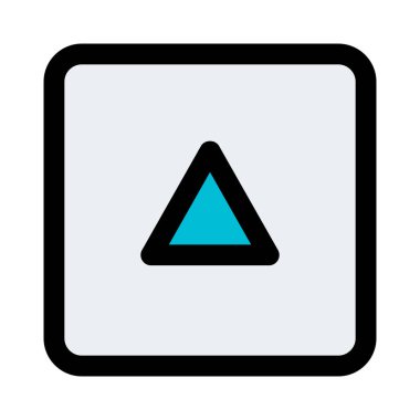 Bilgisayar klavyesinde yukarı ok yön bulma düğmesi